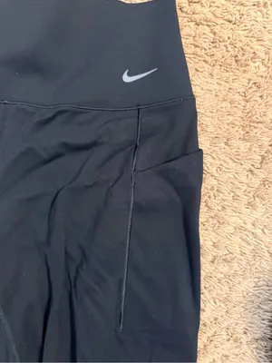 Nike Black Bike Shorts with Swoosh thumbnail 3