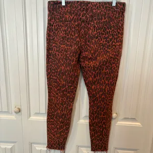 Mother‎ Animal Attraction High Waisted Looker Ankle Fray Jeans Size 32 thumbnail 2
