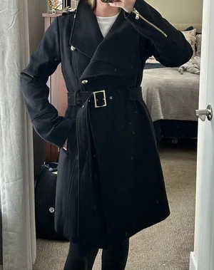 Guess Wool Wrap Pea Coat | Size Medium thumbnail 1