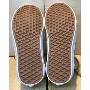 Vans Ward Old Skool Women's Size 7.5 Sneakers Brown Gold Stripe Ortholite thumbnail 5