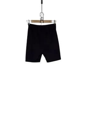 White Fox Black Medium Signature Biker Shorts Athlesiure Yoga Activewear Casual‎ thumbnail 3