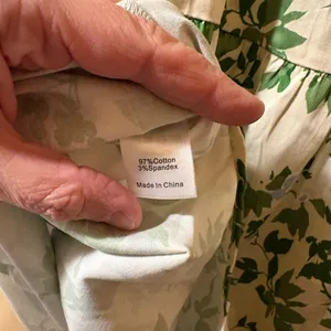 NWT Tuckernuck Royal Floral Shirt Dress thumbnail 7
