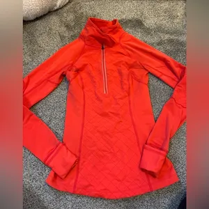 Lululemon Red 1/2 Zip Pullover thumbnail 1