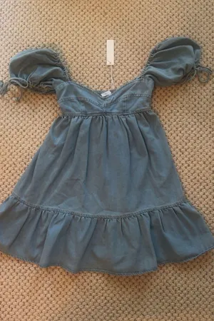 NWT I Just Have To Have It Denim Mini Dress thumbnail 1