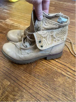 Rock & Candy Lace Cuff Ankle Boots Boho Cottagecore Romantic Earthy Prairie West thumbnail 2