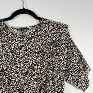 ZARA‎ Short Sleeve Dress Sz L thumbnail 2