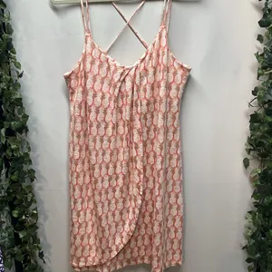 Tommy Bahama Resortwear Pineapple Print sundress Coral Size Medium thumbnail 14