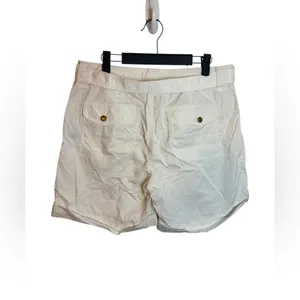 Lauren Ralph Lauren White Belted Cuffed Shorts thumbnail 2
