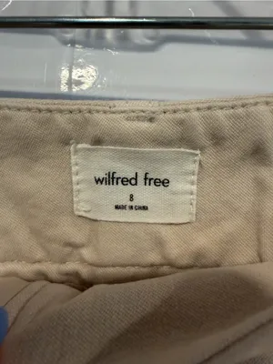 Beige‎ Aritzia Wilfred Free Cargo Wide-Leg Pants - Women's thumbnail 2