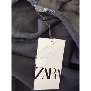 Zara 50th Anniversary Black Satin Maxi Dress Gown Low Back Luxury Formal Runway thumbnail 8