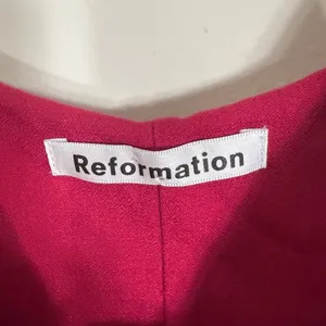 Reformation Lindsay Slip Dress Rhubarb Pink Red Size 2 thumbnail 6