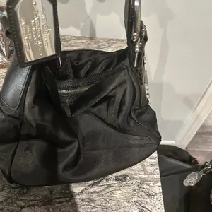 Lauren Ralph Lauren Black Slouchy Shoulder Bag thumbnail 8