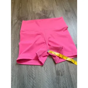 Princess Polly High Rise Scrunch Booty Shorts Pink US 6 thumbnail 8