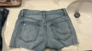 We the free by free people shorts light wash denim cut off shorts thumbnail 2