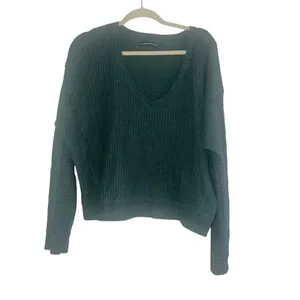 ✨Abercrombie and Fitch Cozy Knit Green Sz XL Sweater✨ thumbnail 3