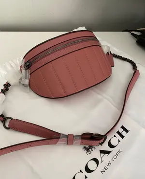 Coach Chain Belt Bag With Quilting thumbnail 3