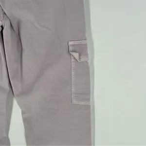 American Eagle Stretch Cargo Straight Pant Lilac Ice‎ High Rise Utility 4 Long thumbnail 9