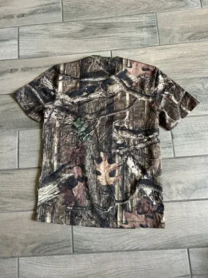 RedHead Men's Woodland Camouflage Short Sleeve Tee - Brown/Green thumbnail 4