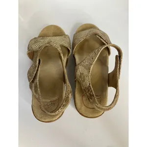 Dansko Wedge Sandals Women 38 Gold Good Snake Print Metallic Platform‎ Strappy thumbnail 6