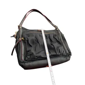 MZ Wallace womans Black Nylon Leather Trim Handbag crossbody SKU 8907 thumbnail 10