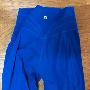 🥰SOLD🥰Buffbunny Blue Cross Front Yoga Running Gym Outdoor Activewear Leggings M thumbnail 4