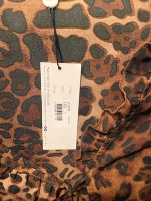 SNDYS Revolve top leopard Brown Size XS thumbnail 2
