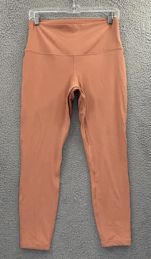 Lululemon Align High Rise Leggings 25" Pink Savannah Double‎ Lined Women's 10 thumbnail 1