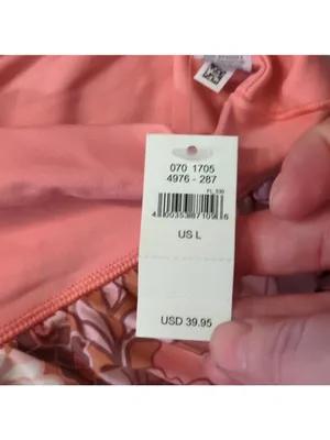 Aerie Offline 2 In 1 Pink Floral Shorts Size Large thumbnail 5