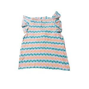 Paloma Blue Rent the Runway Silk‎ Pink Blue Sophia Top Size Medium Flowy Spring thumbnail 5