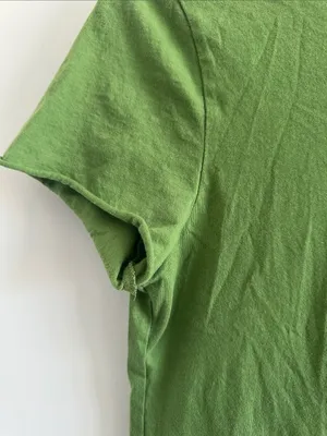 All saints green short sleeve shirt thumbnail 2