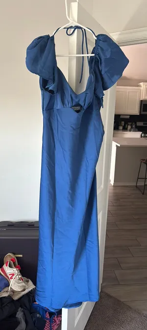 Amazon Blue maxi dress thumbnail 1