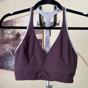 Lululemon‎ reversible retreat bra size 4 new sugar crush purple blue thumbnail 8