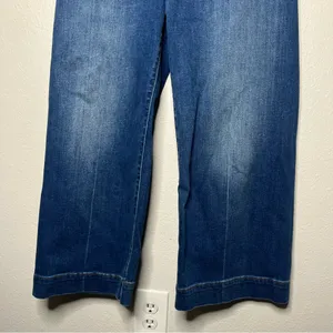 Maeve The Colette High Rise Wide Leg Crop Denim Jeans Size 29 Patch Pockets thumbnail 9