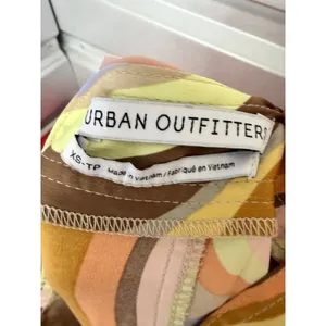 Urban Outfitters Wide Leg Pants Womens XS Multicolor Psychedelic Swirl Retro 70s thumbnail 8