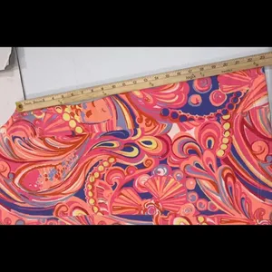 Lilly Pulitzer Multi Reef Retreat Whiting Shift Dress Stretch Terry Knit XS thumbnail 7