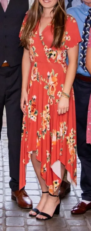 Altar'd State Midi Floral Dress thumbnail 1