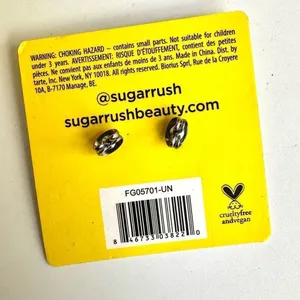 Sugar Rush Tarte dainty gold tone cactus stud earrings thumbnail 2