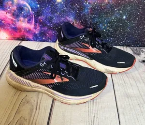 Brooks Adrenaline GTS Women Sz 8 D Black/Purple Athletic Sneaker ​​Running Shoes thumbnail 1