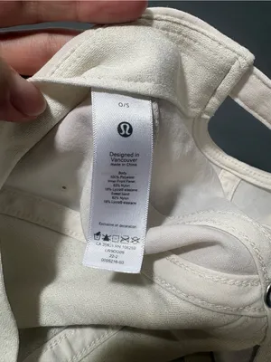 LULULEMON White Baller Hat Soft Wordmark Cap thumbnail 4