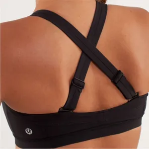 Lululemon Run:Engage Black Bra thumbnail 4