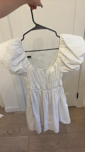 Hollister White Babydoll Dress thumbnail 4
