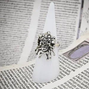 Clown Joker Ring Silver thumbnail 3