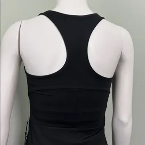 NWT Girlfriend Collective Paloma Black Racerback Dress Small thumbnail 9