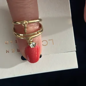 LC Lauren Conrad Gold Ring Trio size 7 thumbnail 3