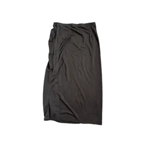 Marc New York Black stretchy Maxi‎ Side Slit Skirt w/ Elastic waist Size M Olive thumbnail 2