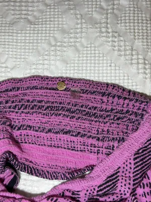 Free People Bandana Top in Black and Purple thumbnail 4