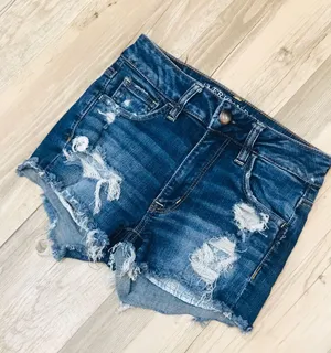 American Eagle High Rise Shortie sz 0 thumbnail 1