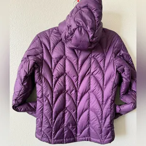 Outdoor Research Purple Hooded Puffer Jacket Lightweight XS excellent condition thumbnail 4