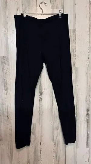 Primark Black Leggings Women’s Size Large Stretch Pull-On Basic Everyday Pants thumbnail 1
