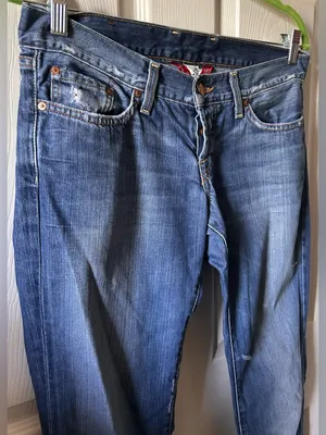 Lucky Brand Vintage Low Rise Cotton Flare Sweet Dream Jeans Sz 6/28 Sweet Dream thumbnail 3